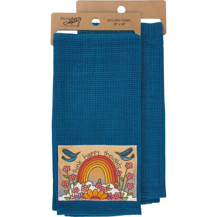 Think Happy Thoughts Kitchen Towel