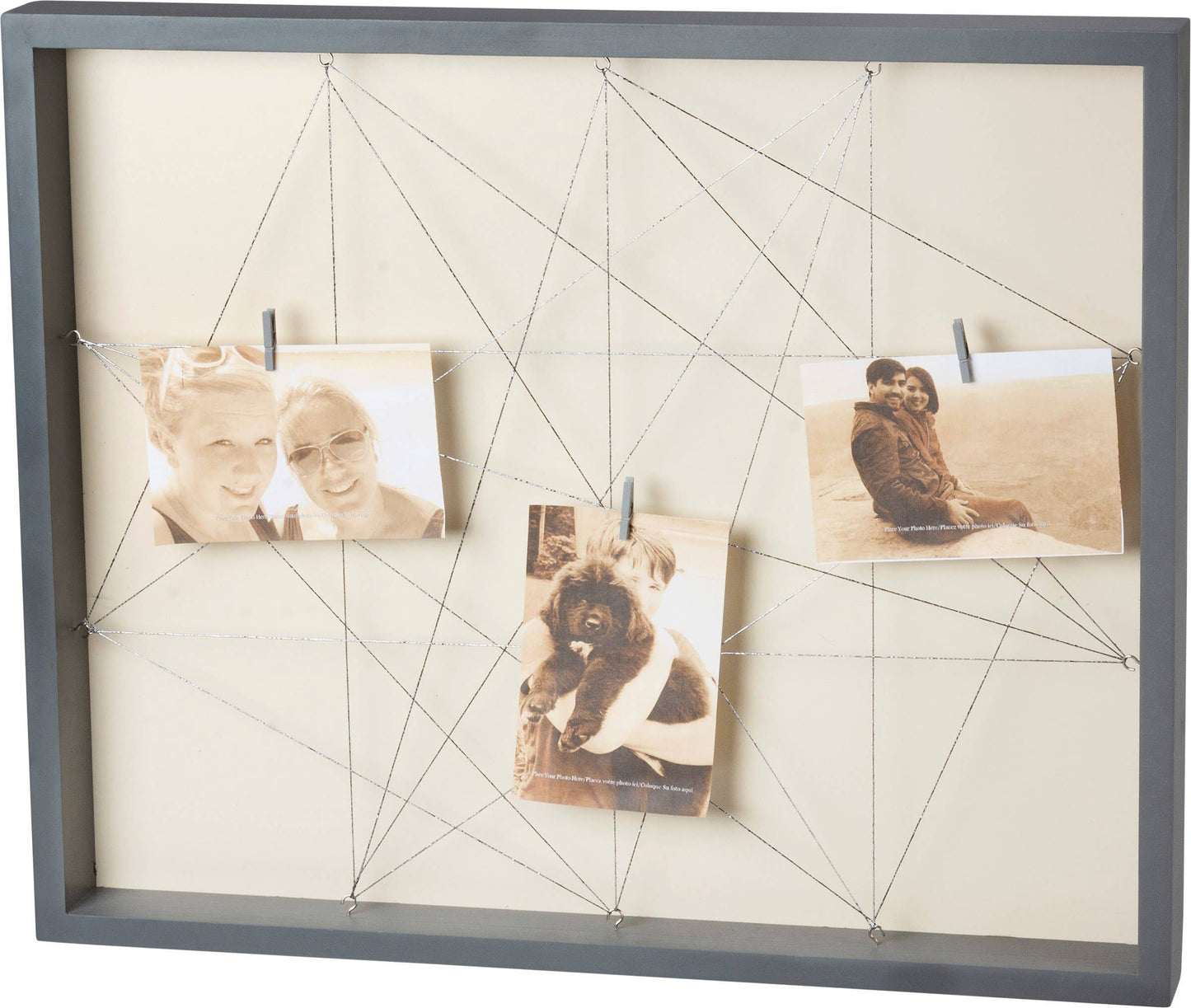Gray String Photo Frame