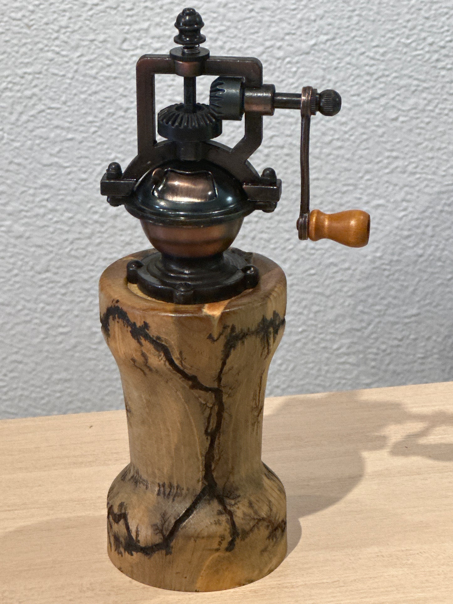 Sea Salt & Pepper Grinder-Pine