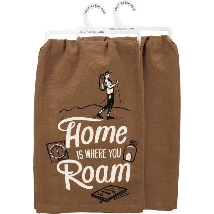 Home Is Where You Roam Kitchen Towel