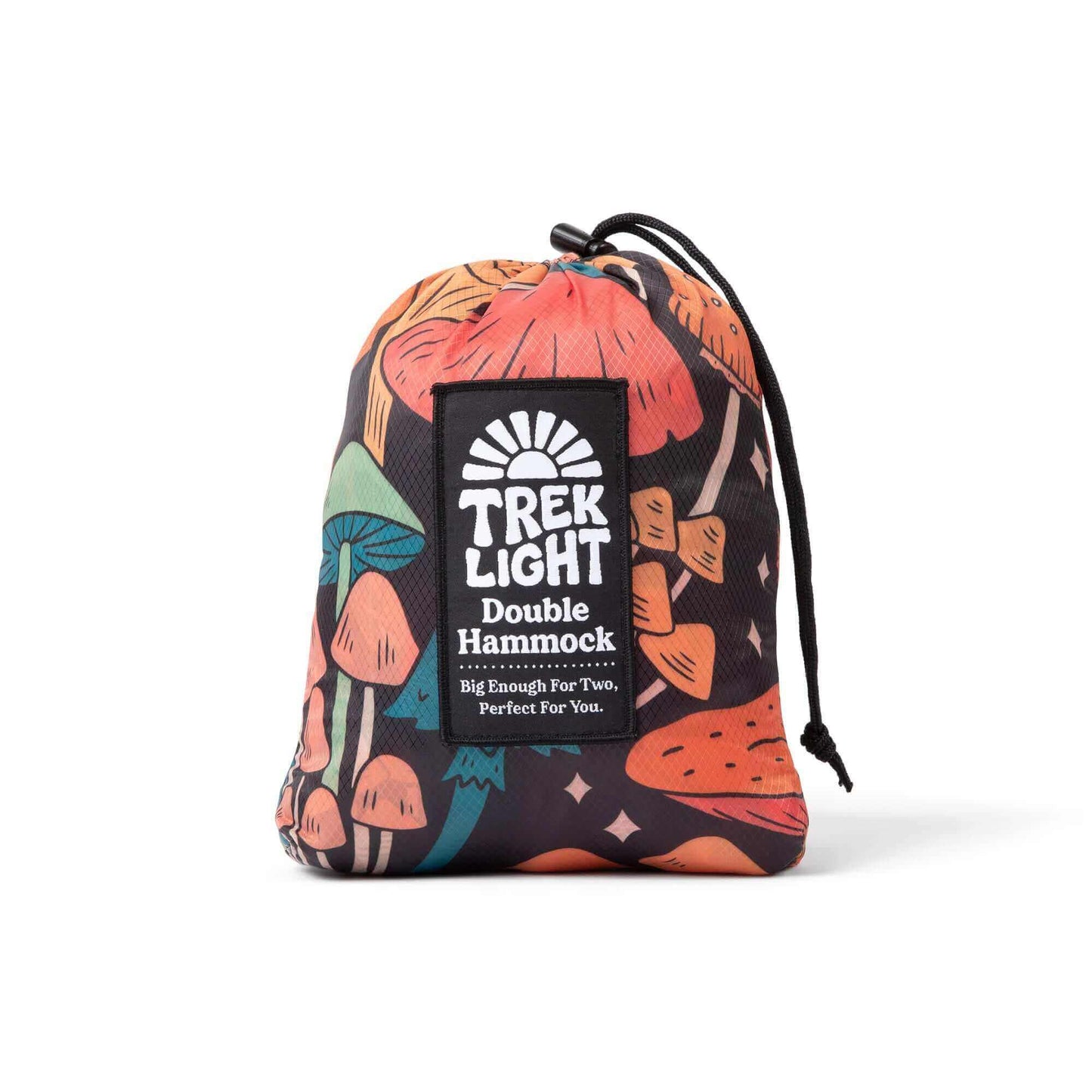 Double Hammock | Mushroom Print | Hanging Kit Sold Separate