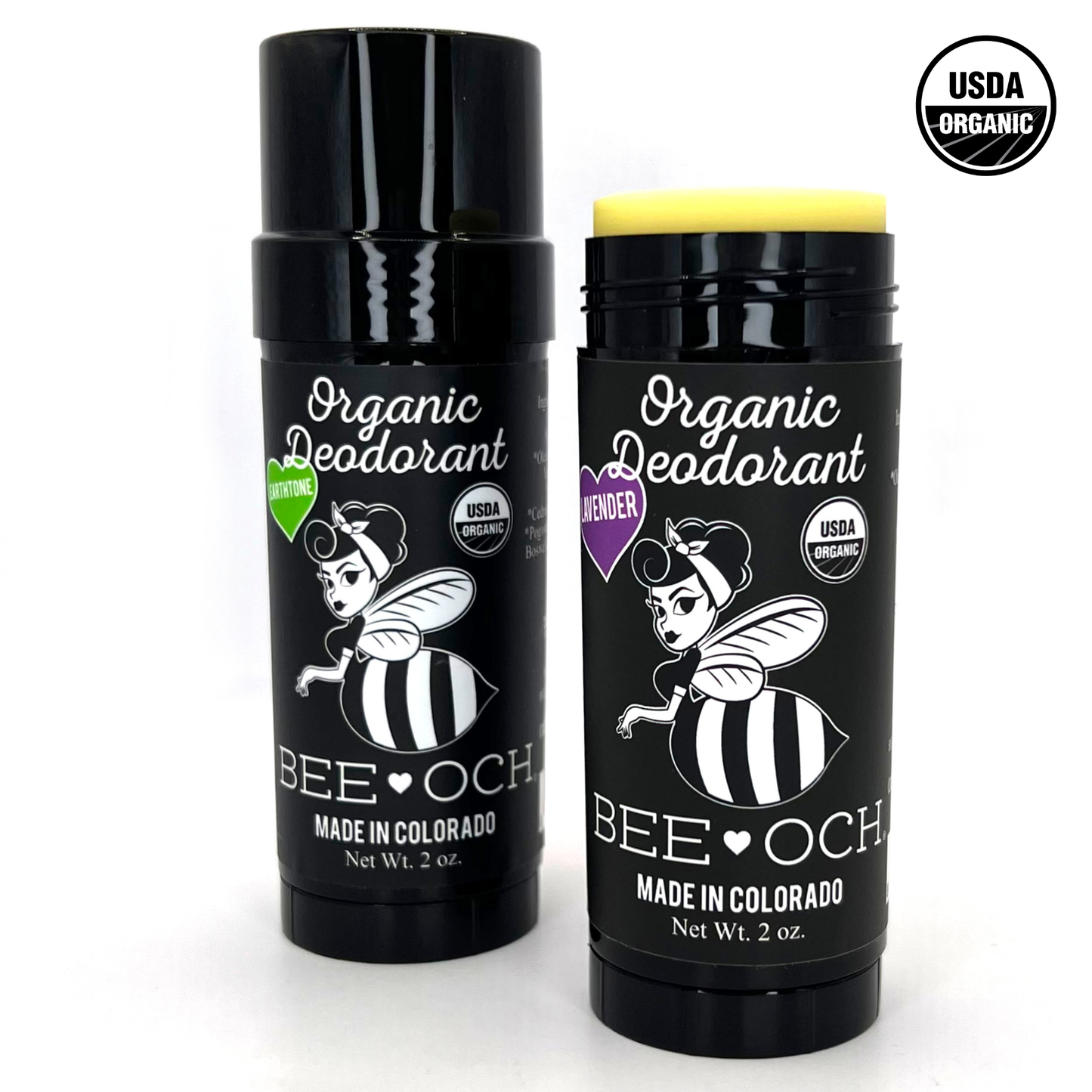 Certified Organic Deodorant - Baking Soda & Aluminum-Free: Lavender