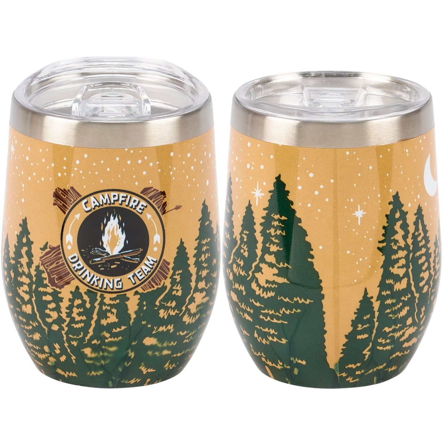 Campfire Drinking Team Wine Tumbler