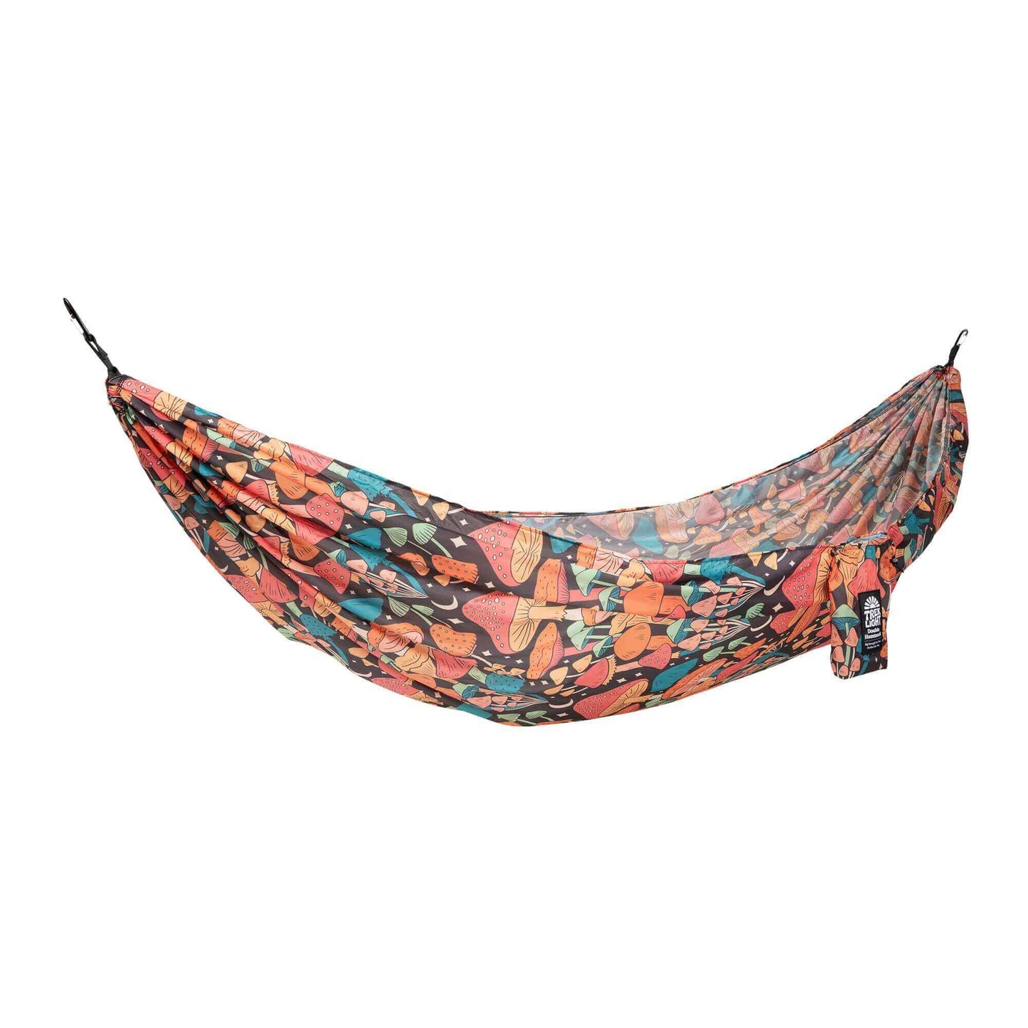 Double Hammock | Mushroom Print | Hanging Kit Sold Separate