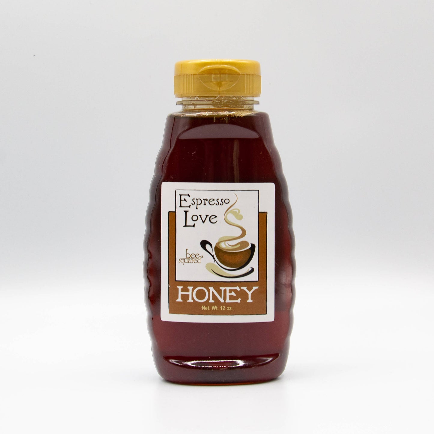 12 oz. Squeeze Bottle - Espresso Honey