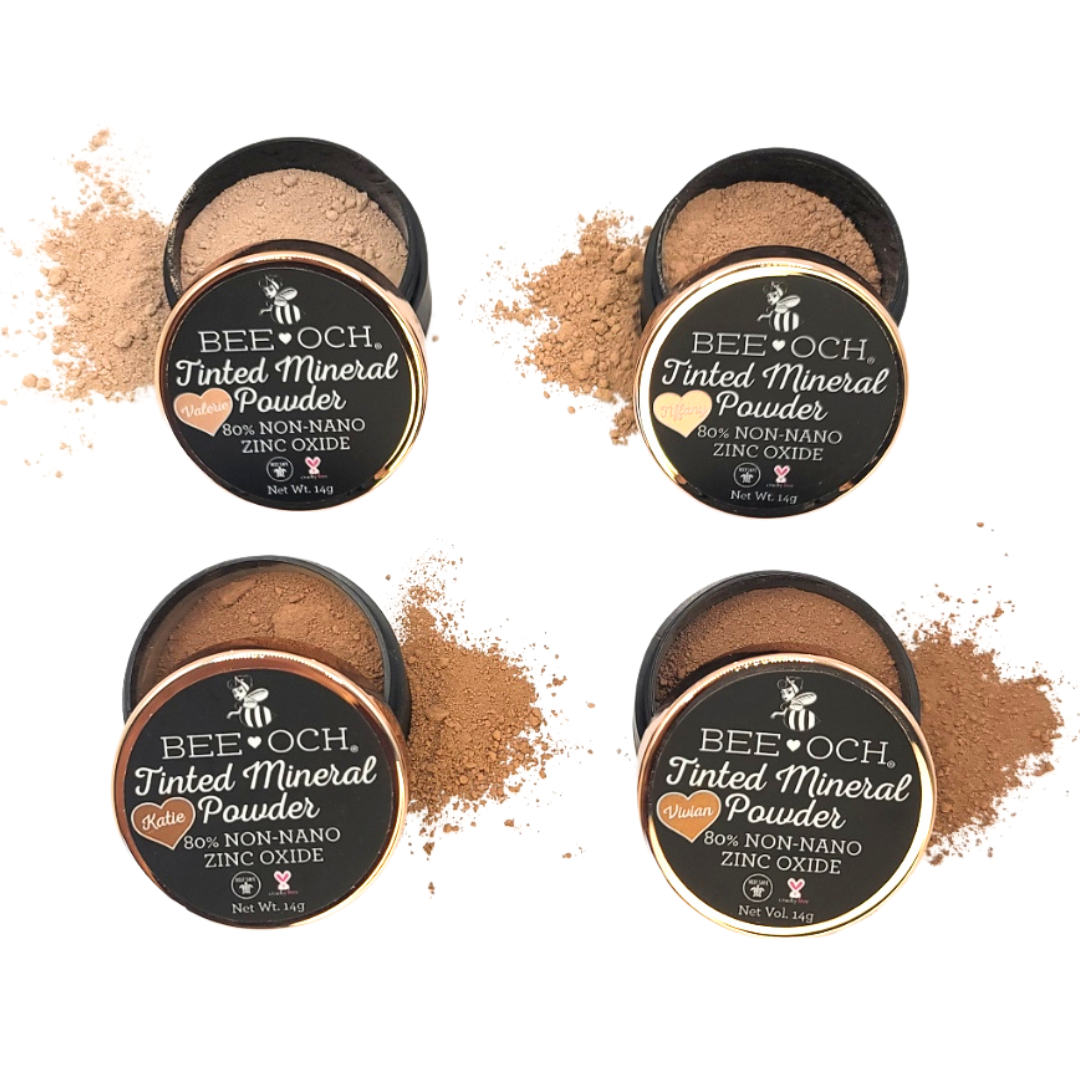 Tinted Mineral Sunscreen Powder Bundle (12) - FREE Display