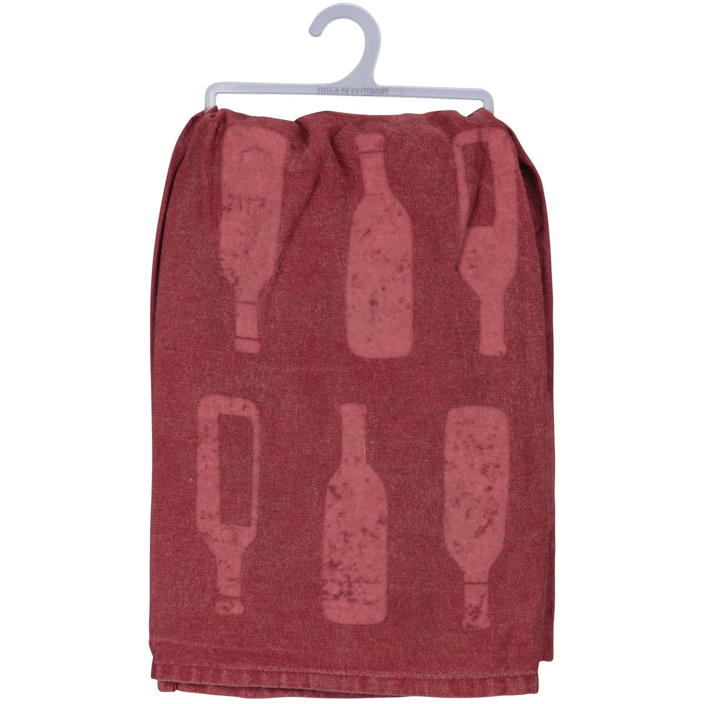 Polishing Off Two Bottles Of Wine Kitchen Towel