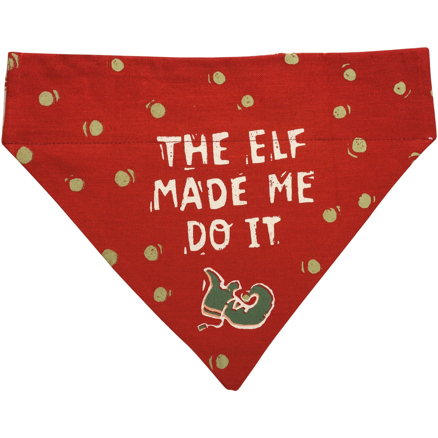 Elf Made Me/You Bake Large Collar Bandana