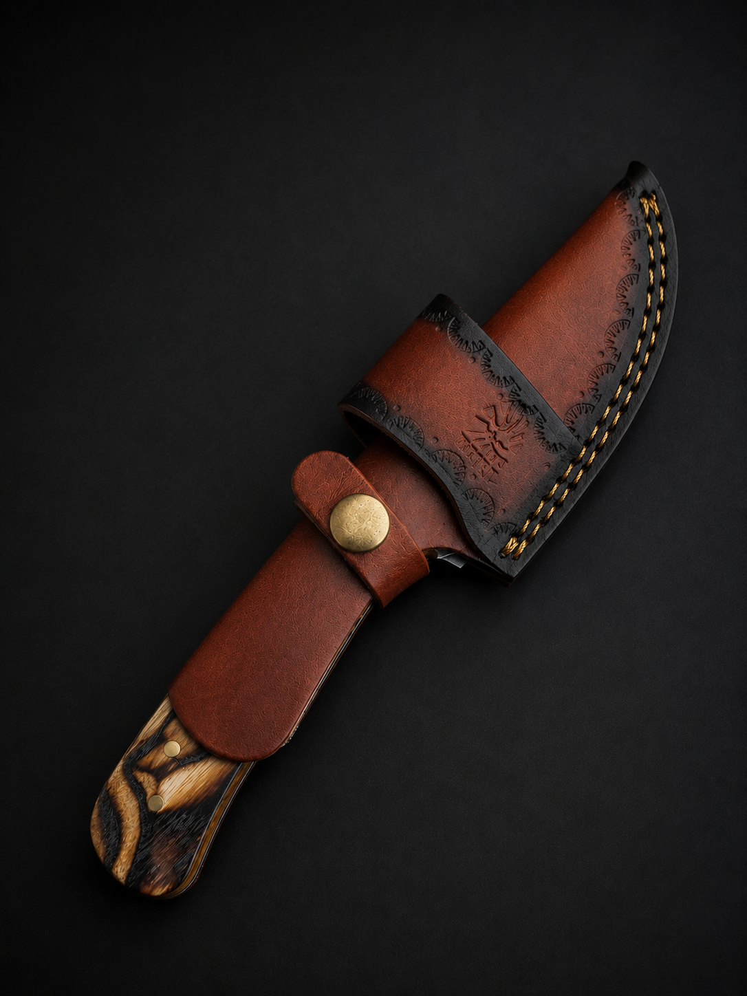 Titan Copper Canyon Damascus Hunter TK-521