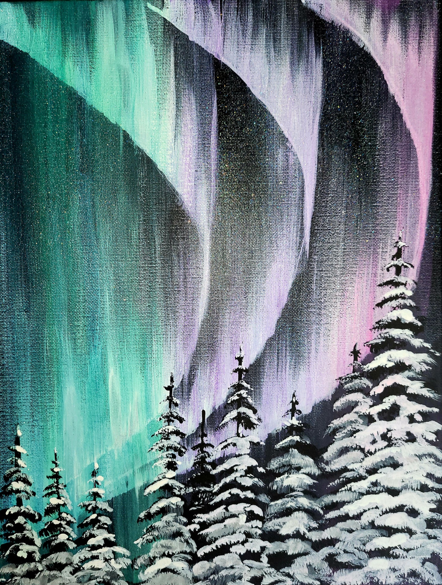 Northern Lights Painting Class - Jan 10 - 4-6pm