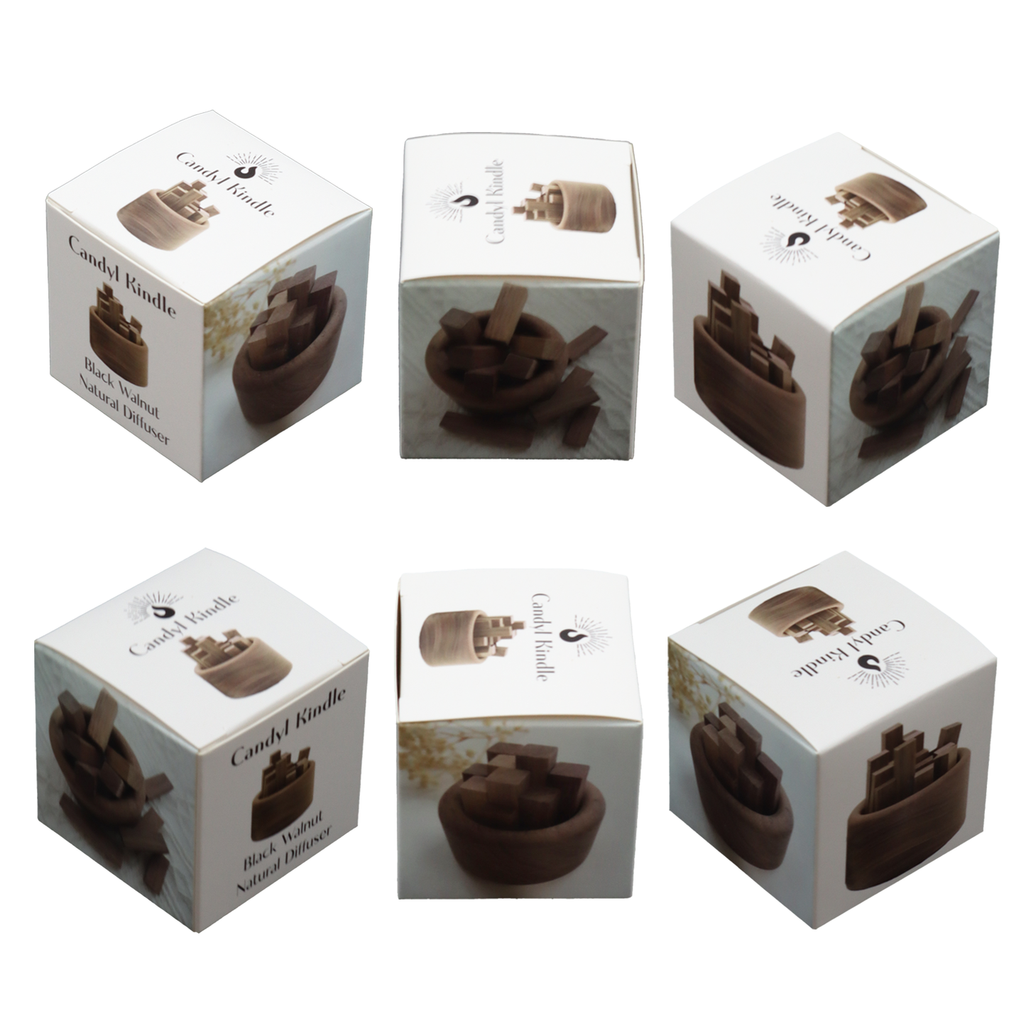 Natural Wood Essential Oil Diffuser - Candyl Kindle