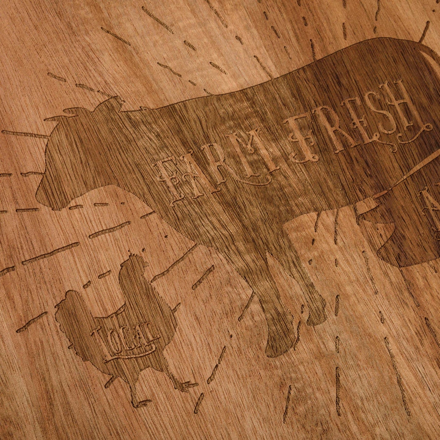 Walk Into A Barbeque The End Cutting Board
