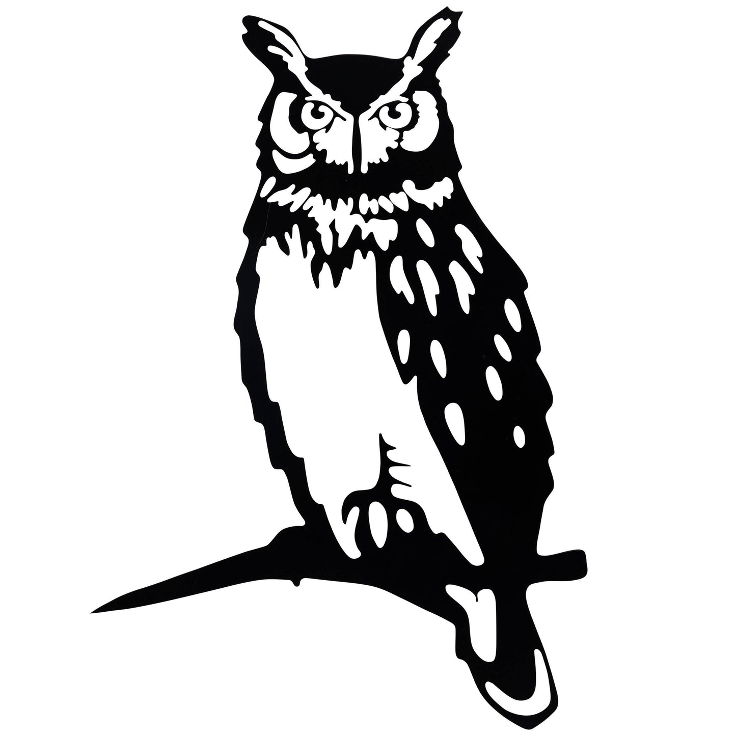 Owl Metal Outdoor Art
