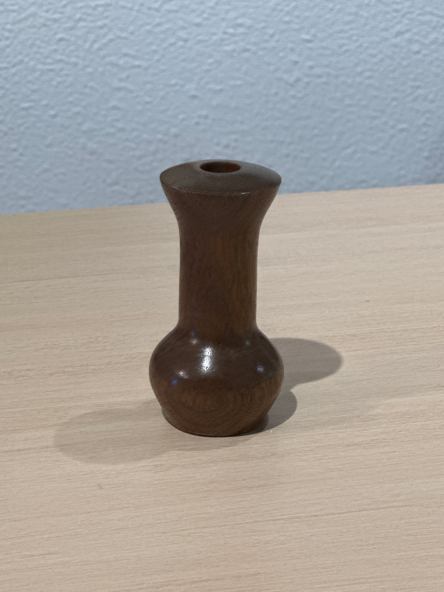 Walnut vase