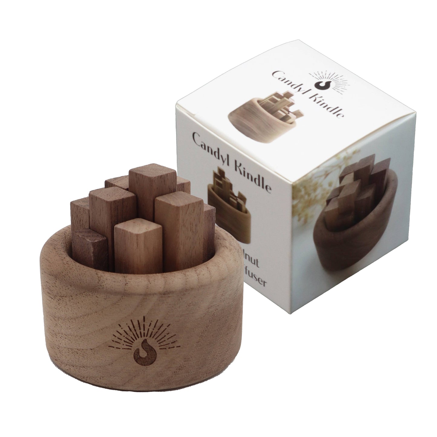 Natural Wood Essential Oil Diffuser - Candyl Kindle