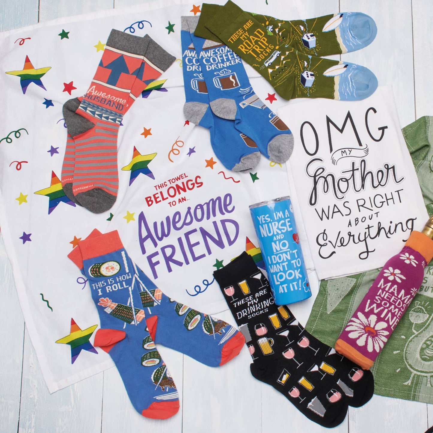 Awesome Coffee Drinker Socks