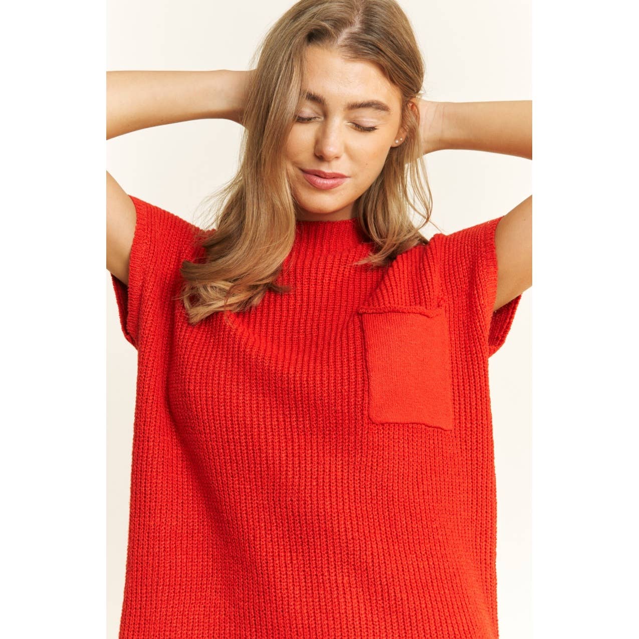 CLASSIC DROP SHOULDER SWEATER KNIT MINI DRESS: Heather Grey / S-M-L(2-2-2)