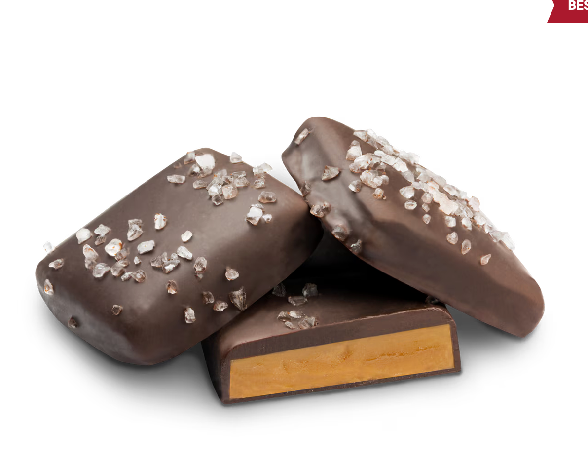 Rocky Mountain Toffee Squares - Dark and Milk: Milk / 5 oz Stand Up Bag