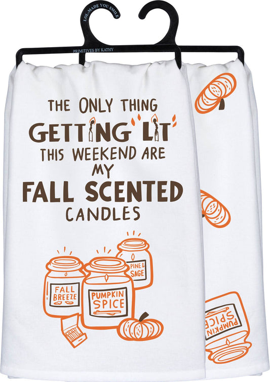 My Fall Scented Candles Kitchen Towel