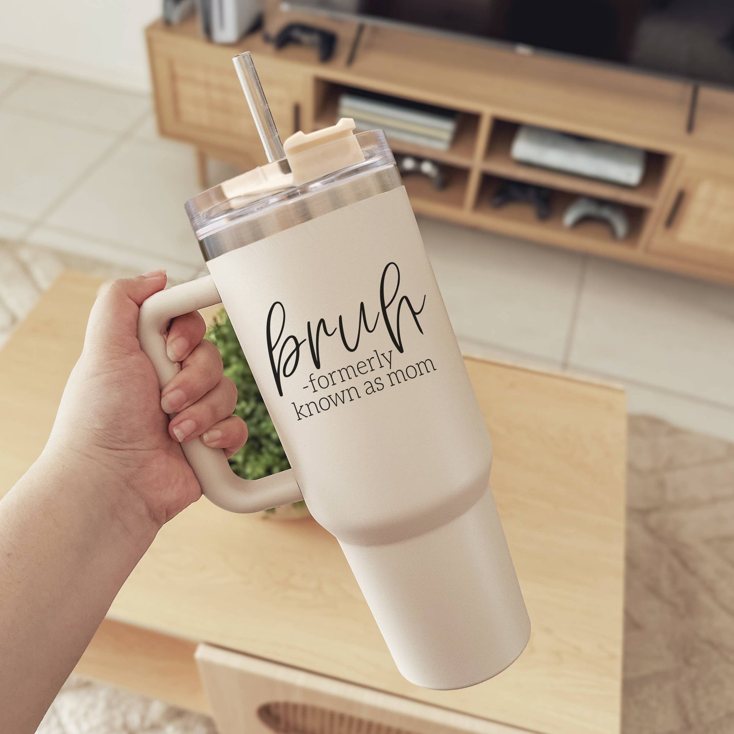 Mom Fuel Tumbler, Travel Coffee Mug, Mother's Day Gifts 40oz: Mom Fuel