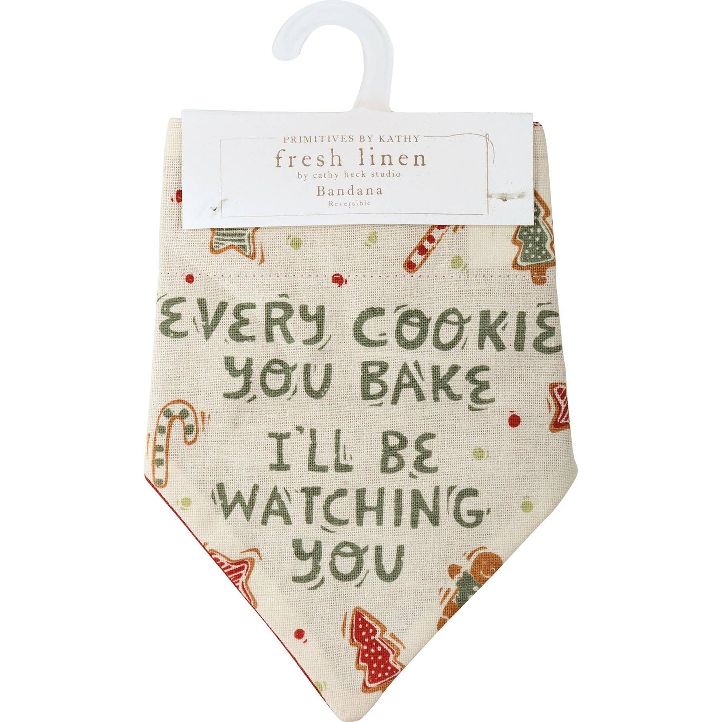 Elf Made Me/You Bake Large Collar Bandana
