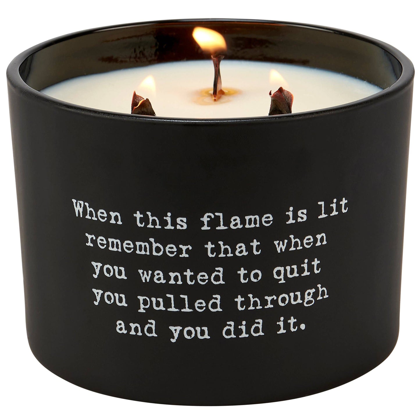 You Did It Poetry Candle
