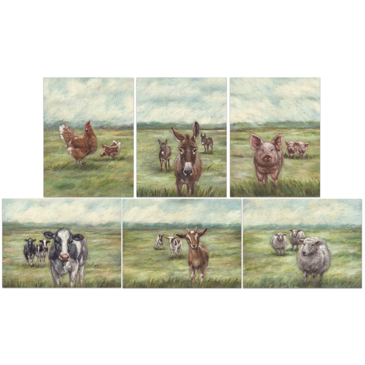 Farm Friends Note Card Set