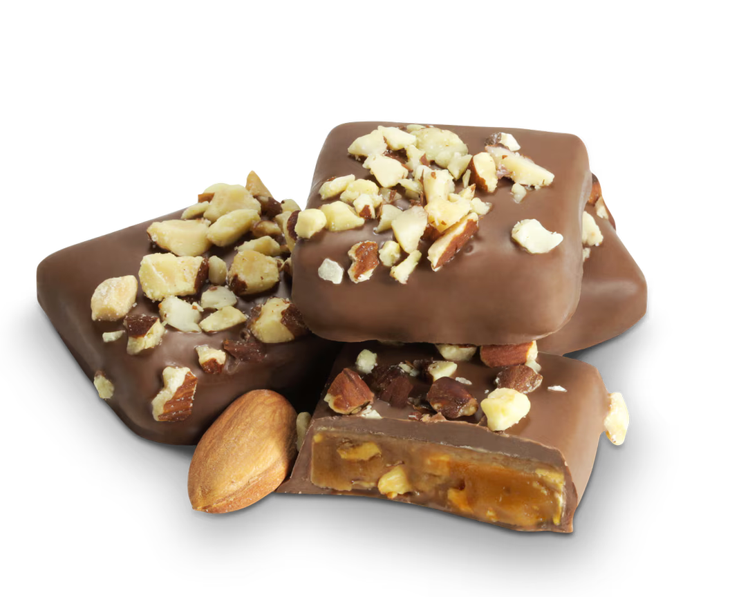 Rocky Mountain Toffee Squares - Dark and Milk: Milk / 5 oz Stand Up Bag