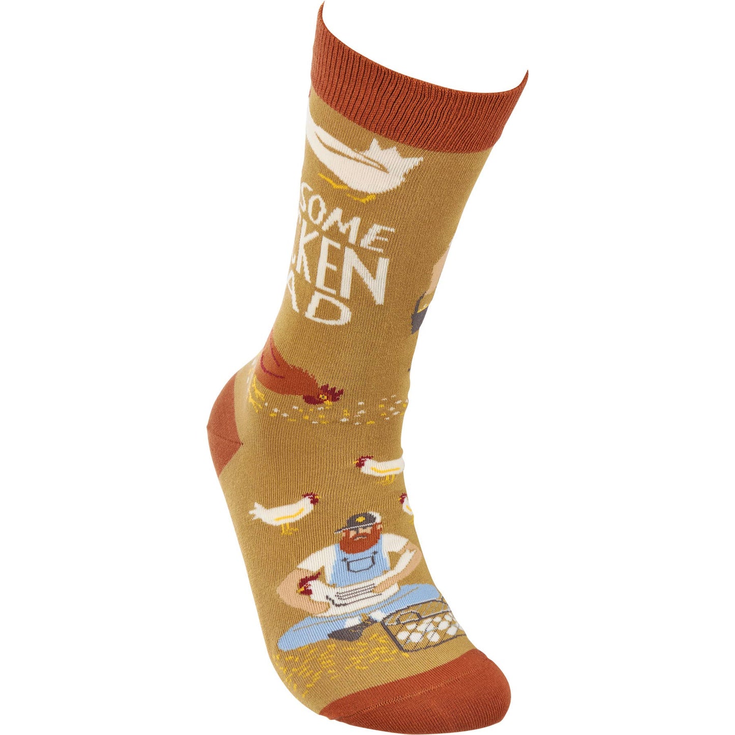 Awesome Chicken Dad Socks
