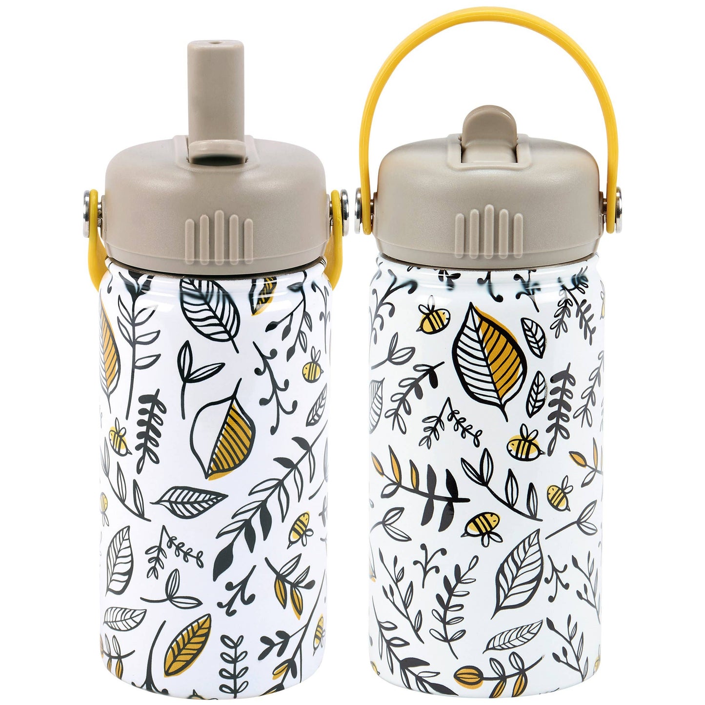 Bee Floral Kids Water Bottle