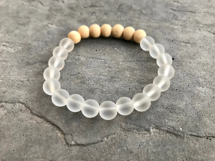 Level Up Diffuser Bracelet  |  Clear Quartz Aromatherapy