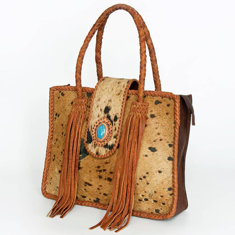 LC-ADBGD176 Tote Genuine Western Leather Women Bag: ADBGD176
