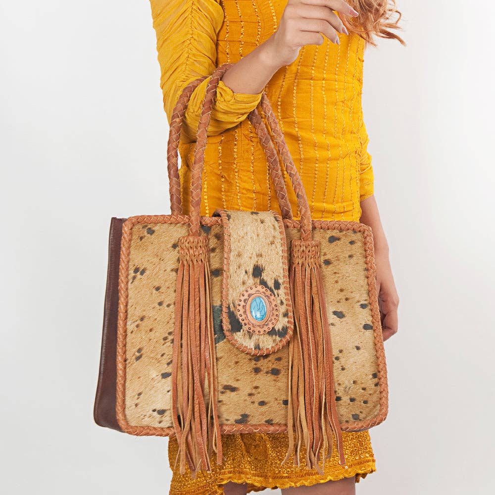 LC-ADBGD176 Tote Genuine Western Leather Women Bag: ADBGD176