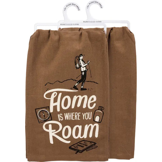 Home Is Where You Roam Kitchen Towel
