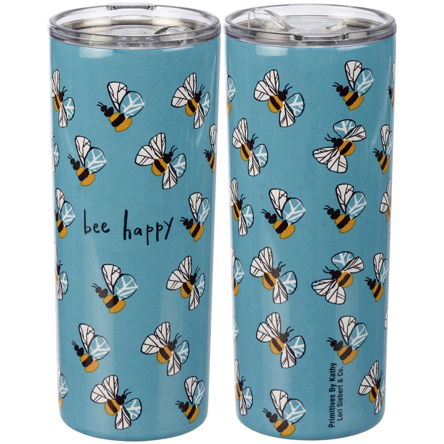 Bee Happy Coffee Tumbler