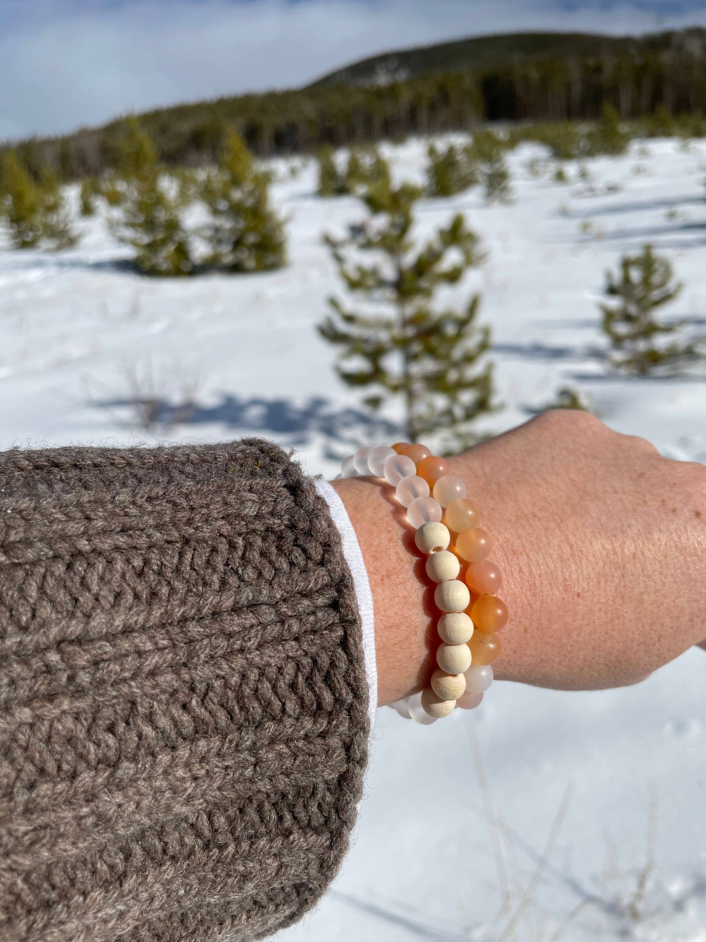Level Up Diffuser Bracelet  |  Clear Quartz Aromatherapy
