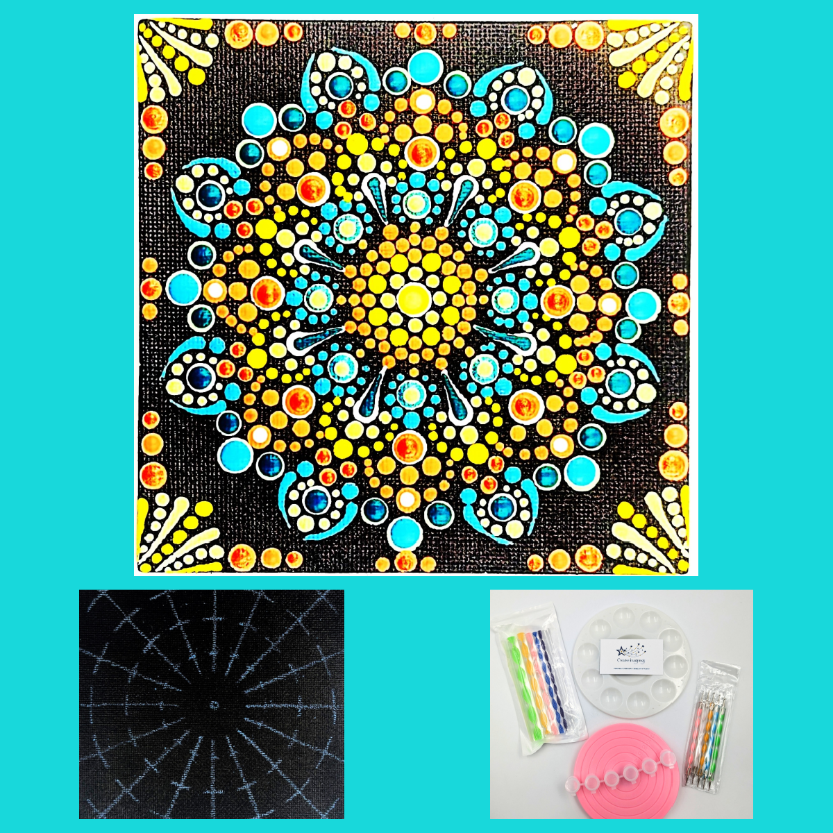 Dot Mandala Class on July 25, 2026 from 11am-2pm