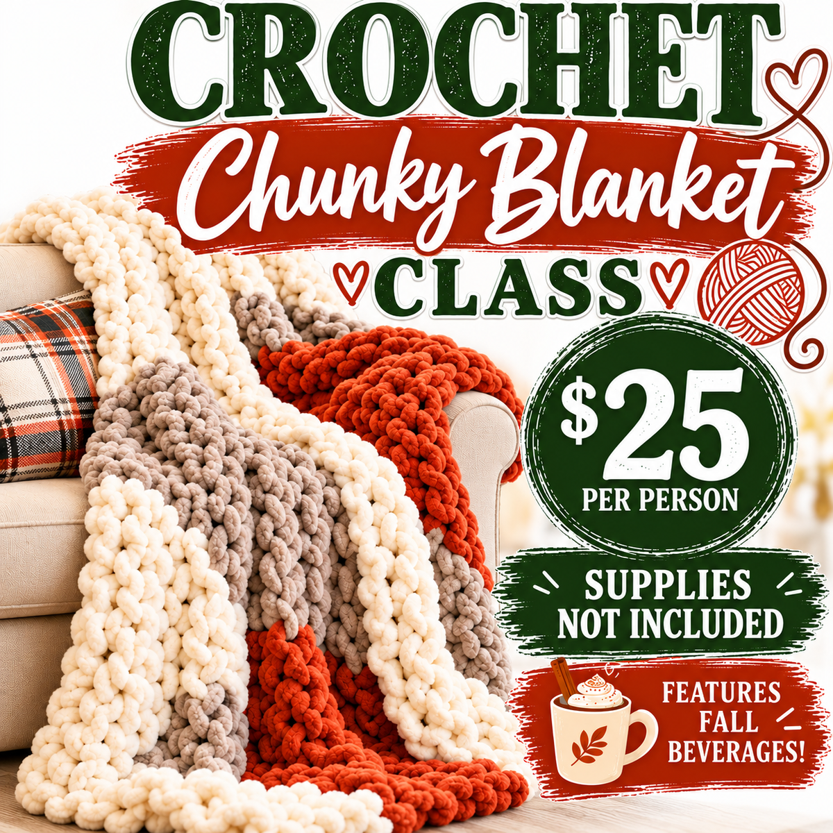 Nov 28 - Chunky Blanket Class