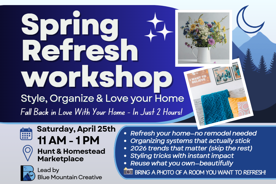 Spring Refresh Workshop- April 25