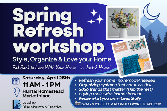 Spring Refresh Workshop- April 25