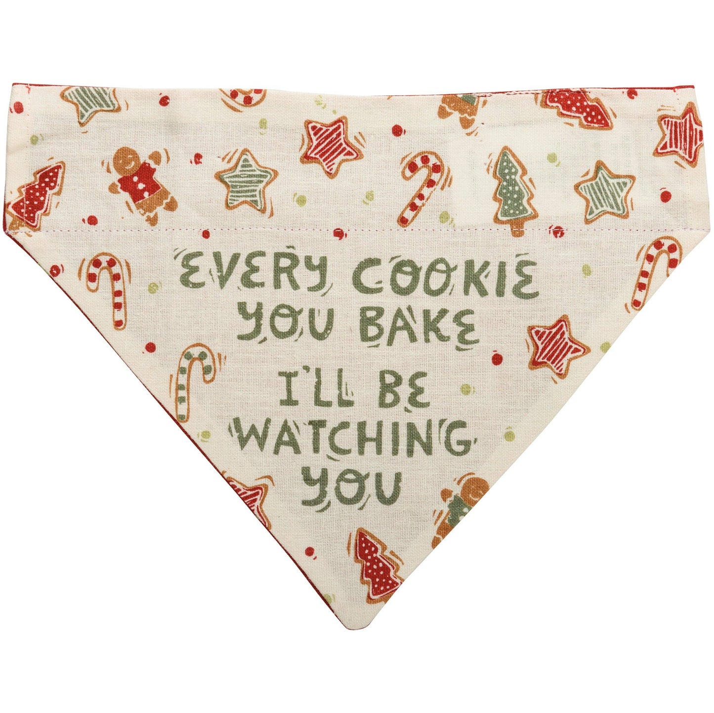 Elf Made Me/You Bake Large Collar Bandana
