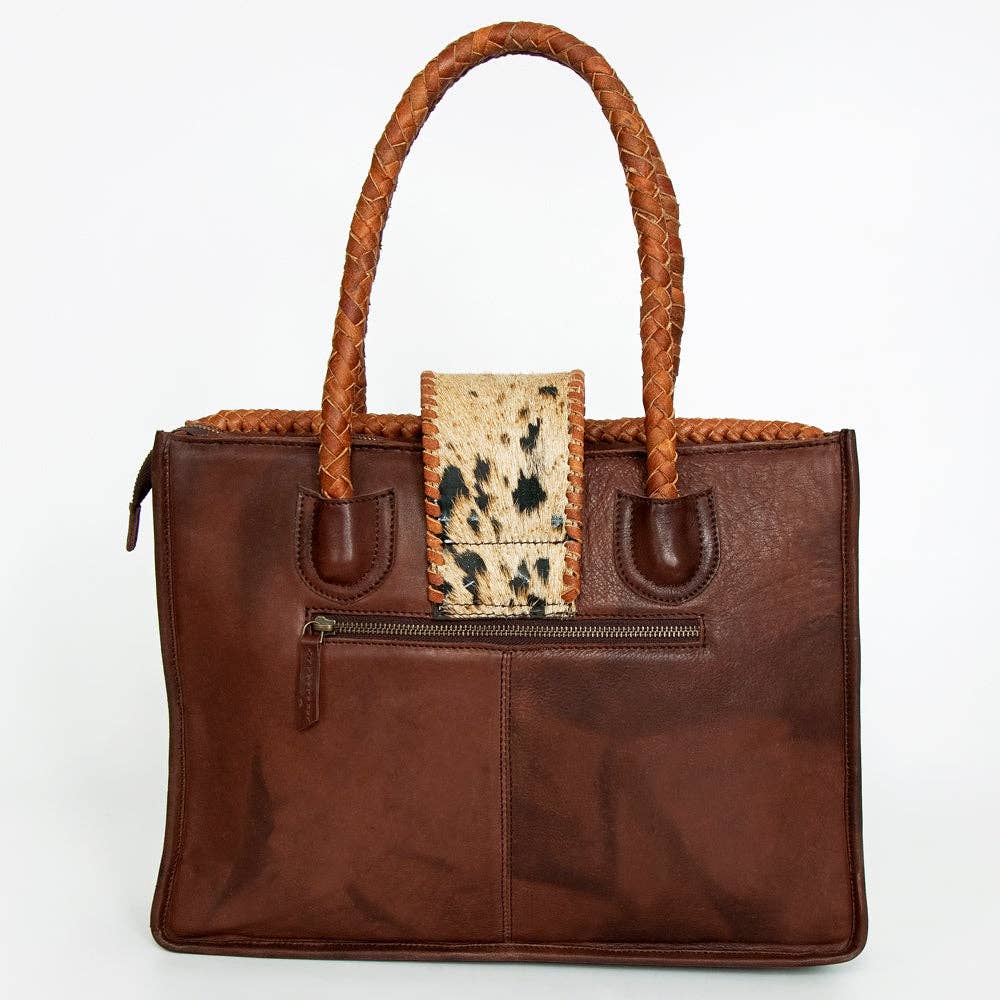 LC-ADBGD176 Tote Genuine Western Leather Women Bag: ADBGD176