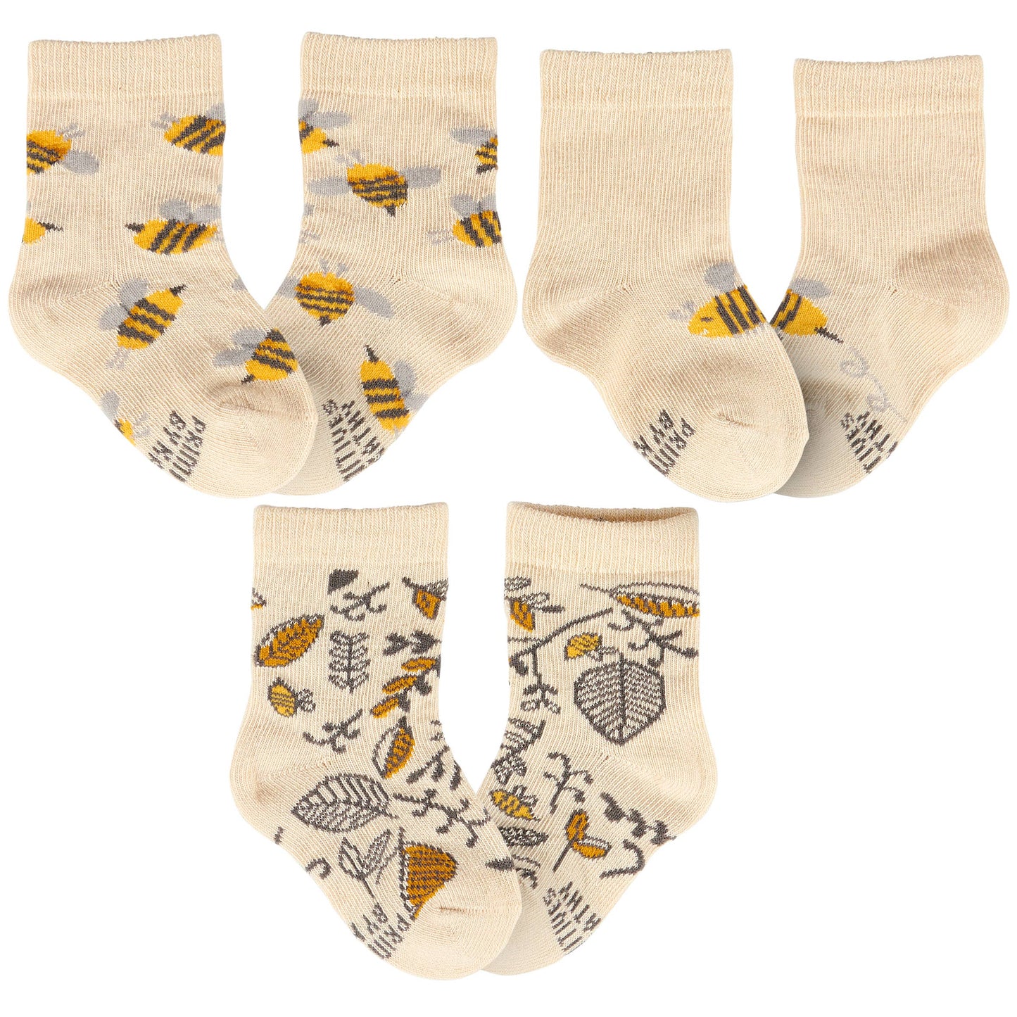 Bees Baby Sock Set