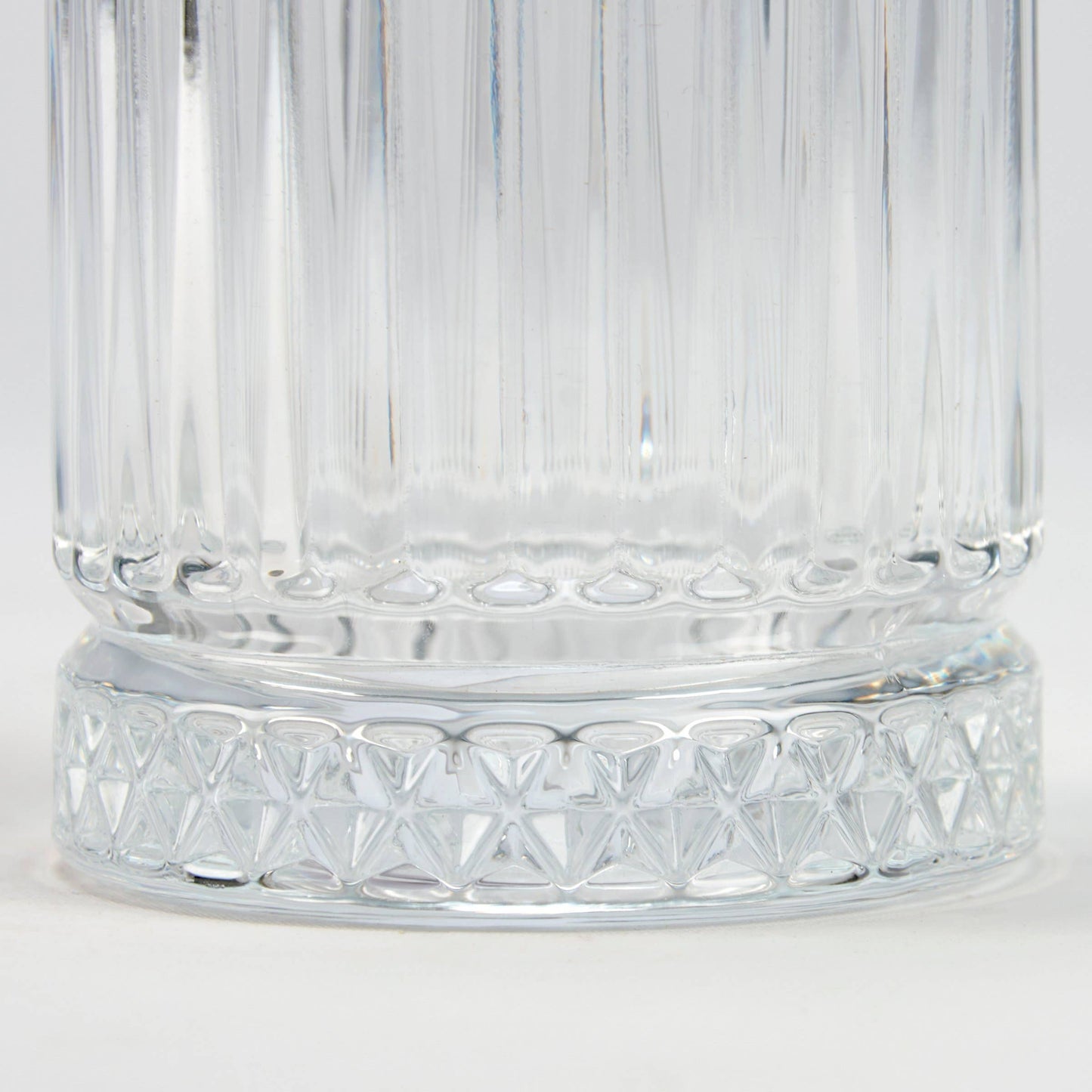Large Cut Glass Drinking Glass