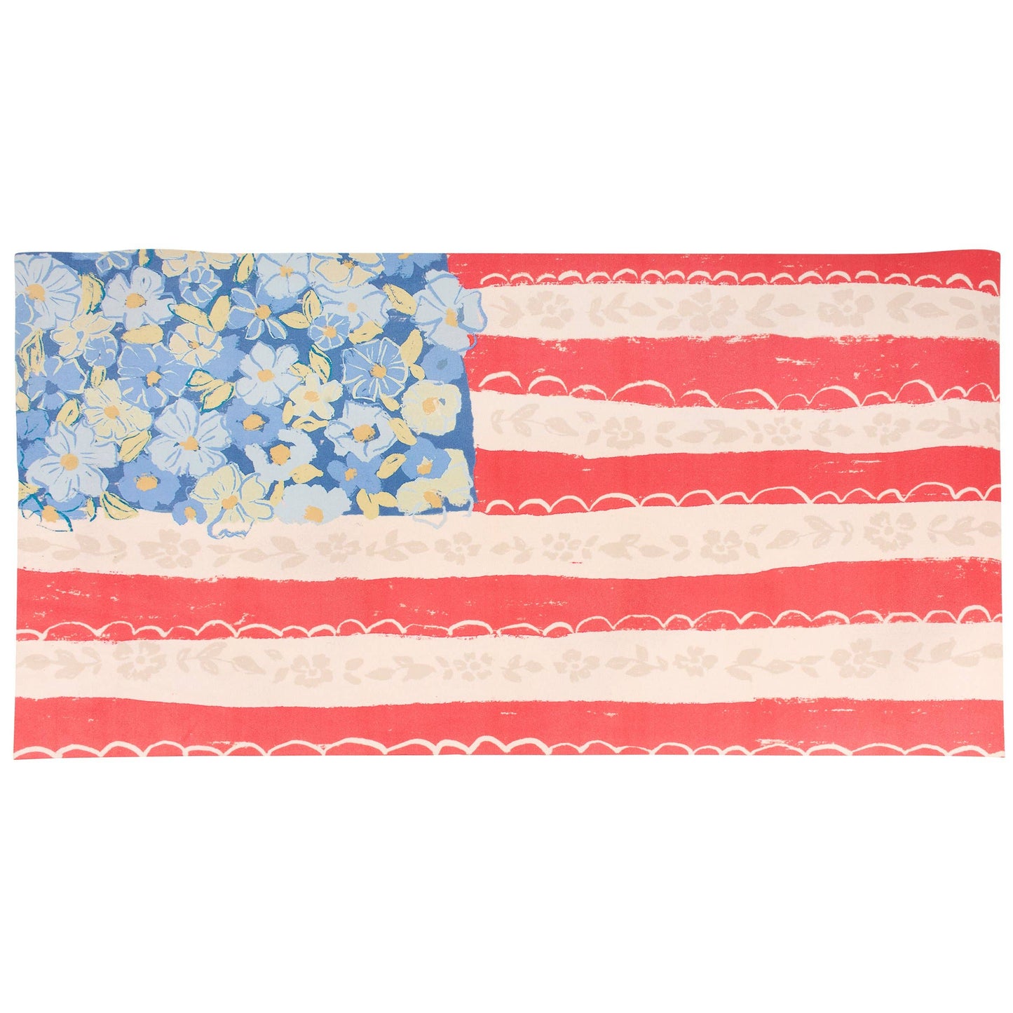 Floral Flag Rug