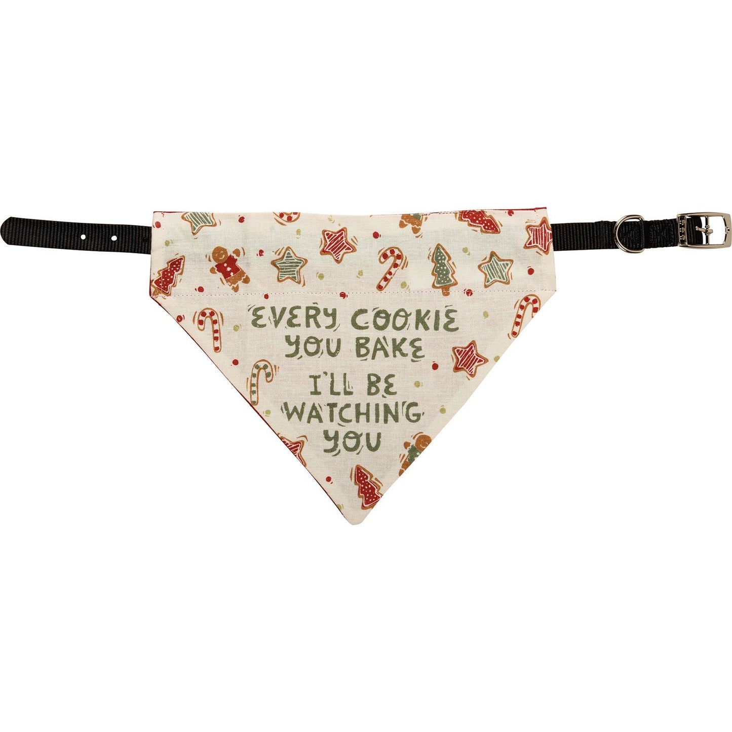 Elf Made Me/You Bake Large Collar Bandana