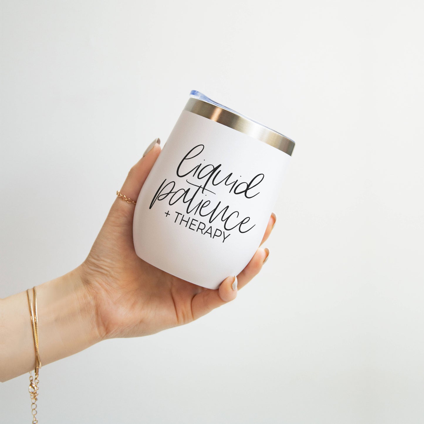 Imperfect Wine Tumblers with Lid, Stainless Steel: Graphic Issue / Mom's Turn