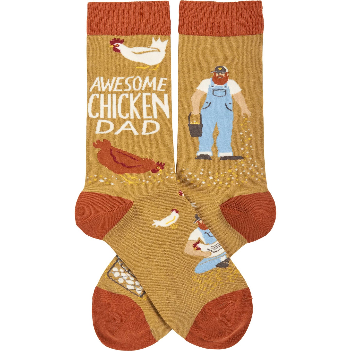 Awesome Chicken Dad Socks