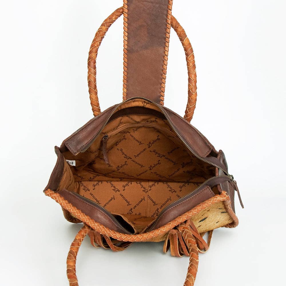 LC-ADBGD176 Tote Genuine Western Leather Women Bag: ADBGD176