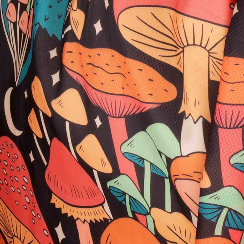 Double Hammock | Mushroom Print | Hanging Kit Sold Separate